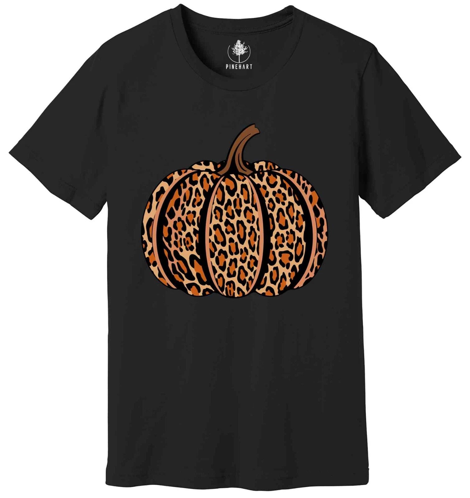 Leopard Pumpkin Shirt, Cute Leopard Pumpkin Tee, Thanksgiving Shirt