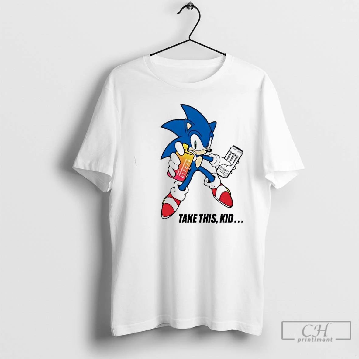 Premium Take This Kid Hedgehog Vape T Shirts