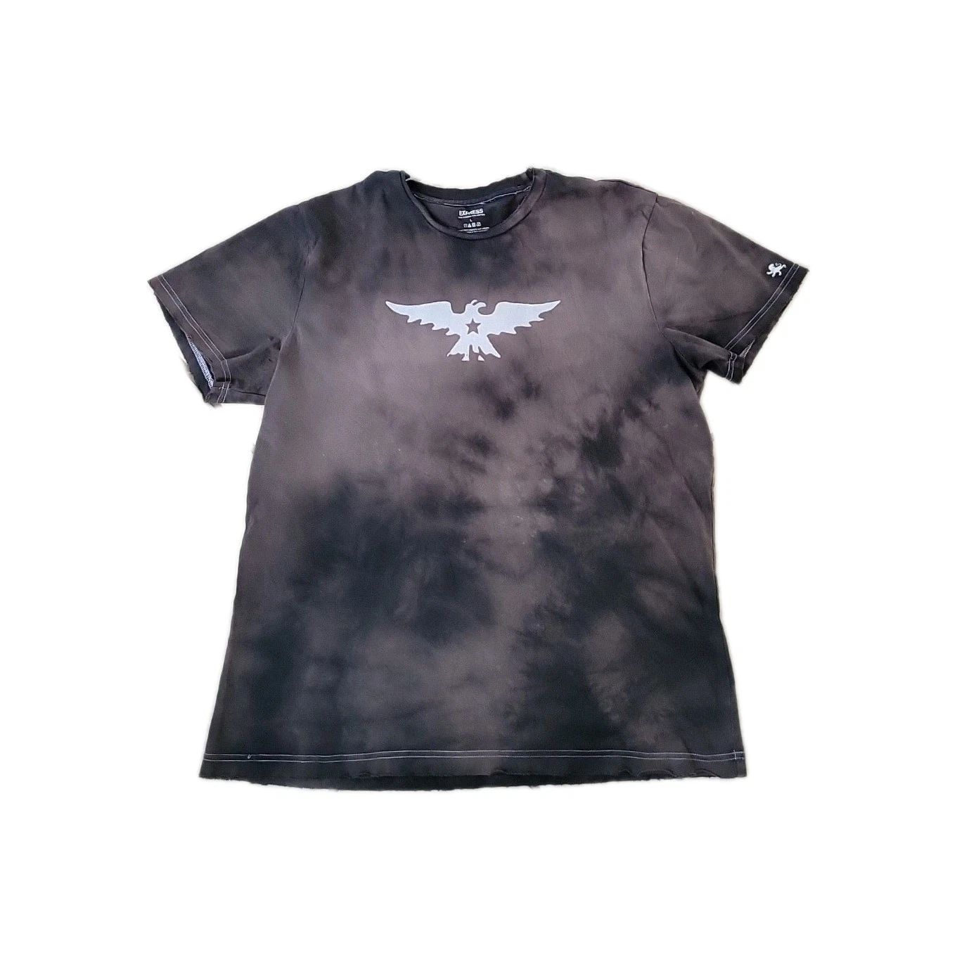 Express Men's Brown Tie Dye Tshirt Size L