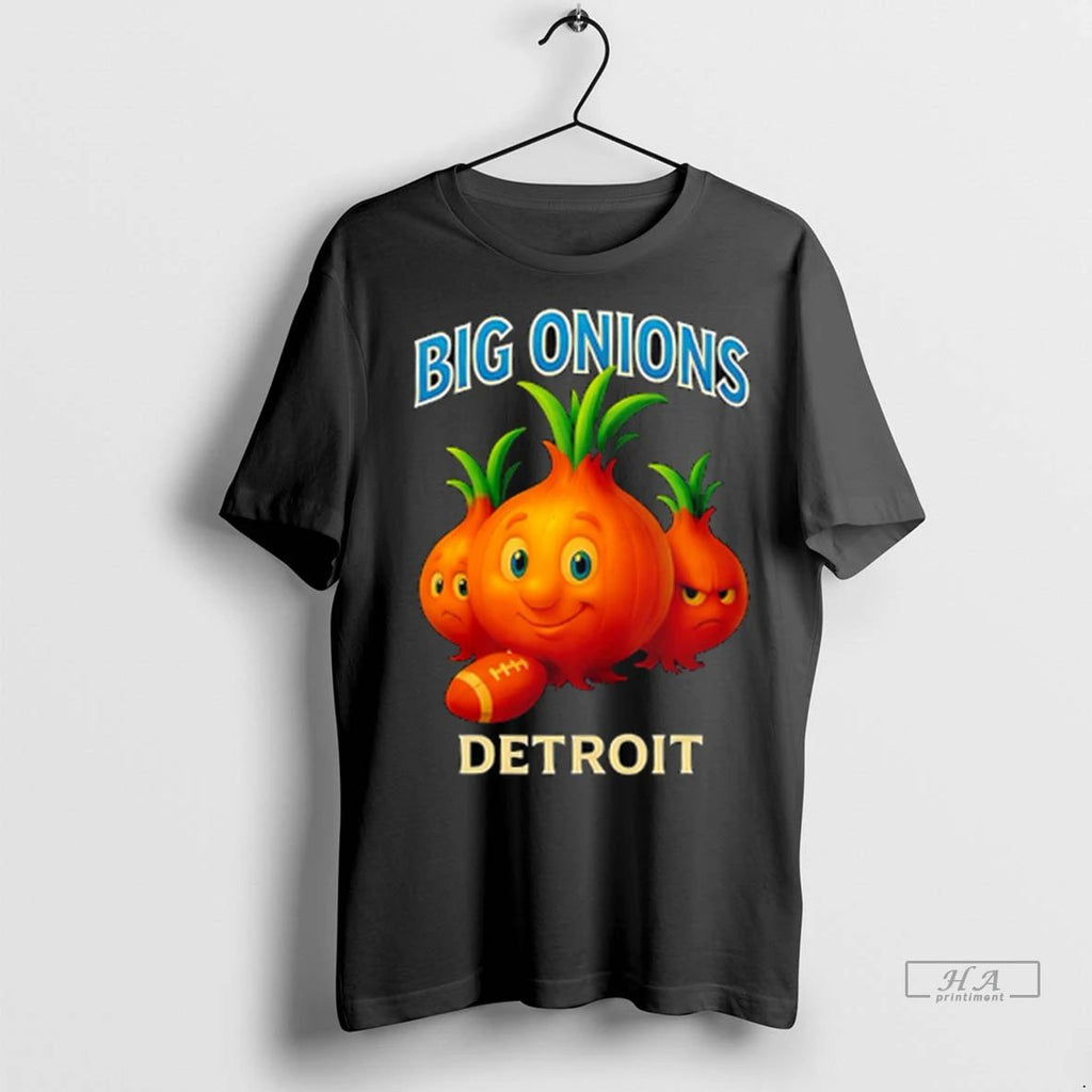 Officials Trendy Detroit Big Onions Funny Football Shirt Sweater