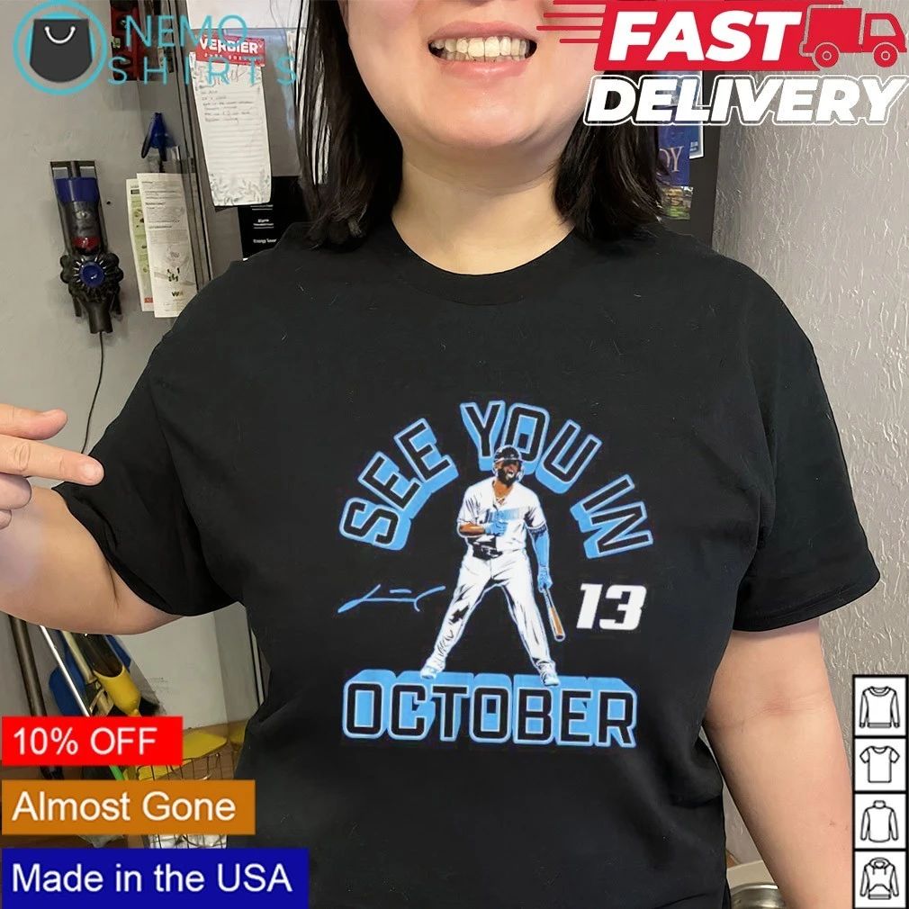 Junior Caminero See You In October Tampa Bay Rays shirt