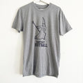 Unisex Box Lunch Fantasy Football Gray Short Sleeve Soft Tee Shirt Wizard M EUC