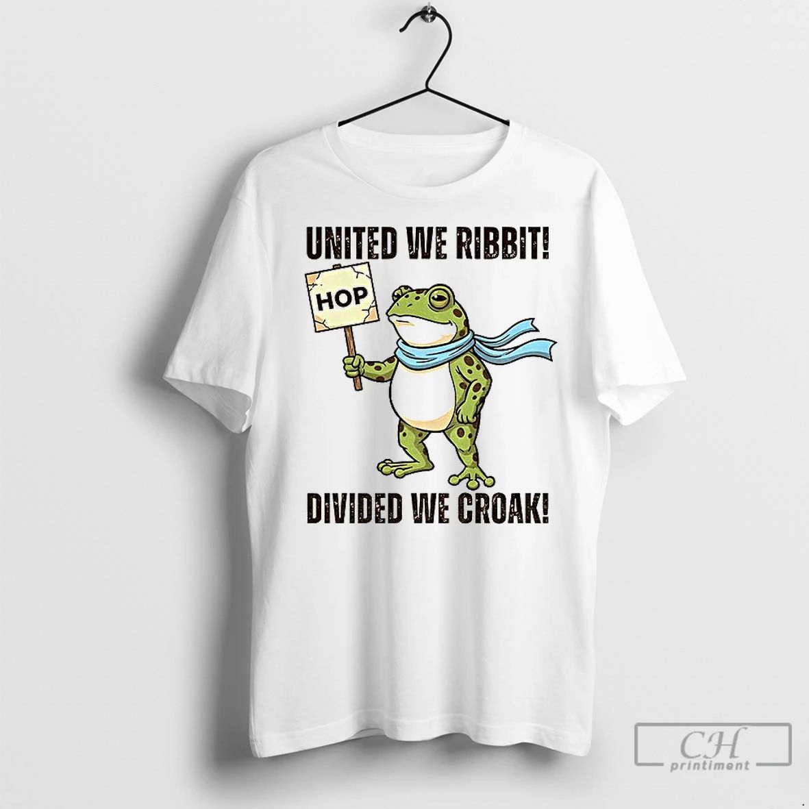 Classic Portland Frog 2025 Hop United We Ribbit Divided We Croak