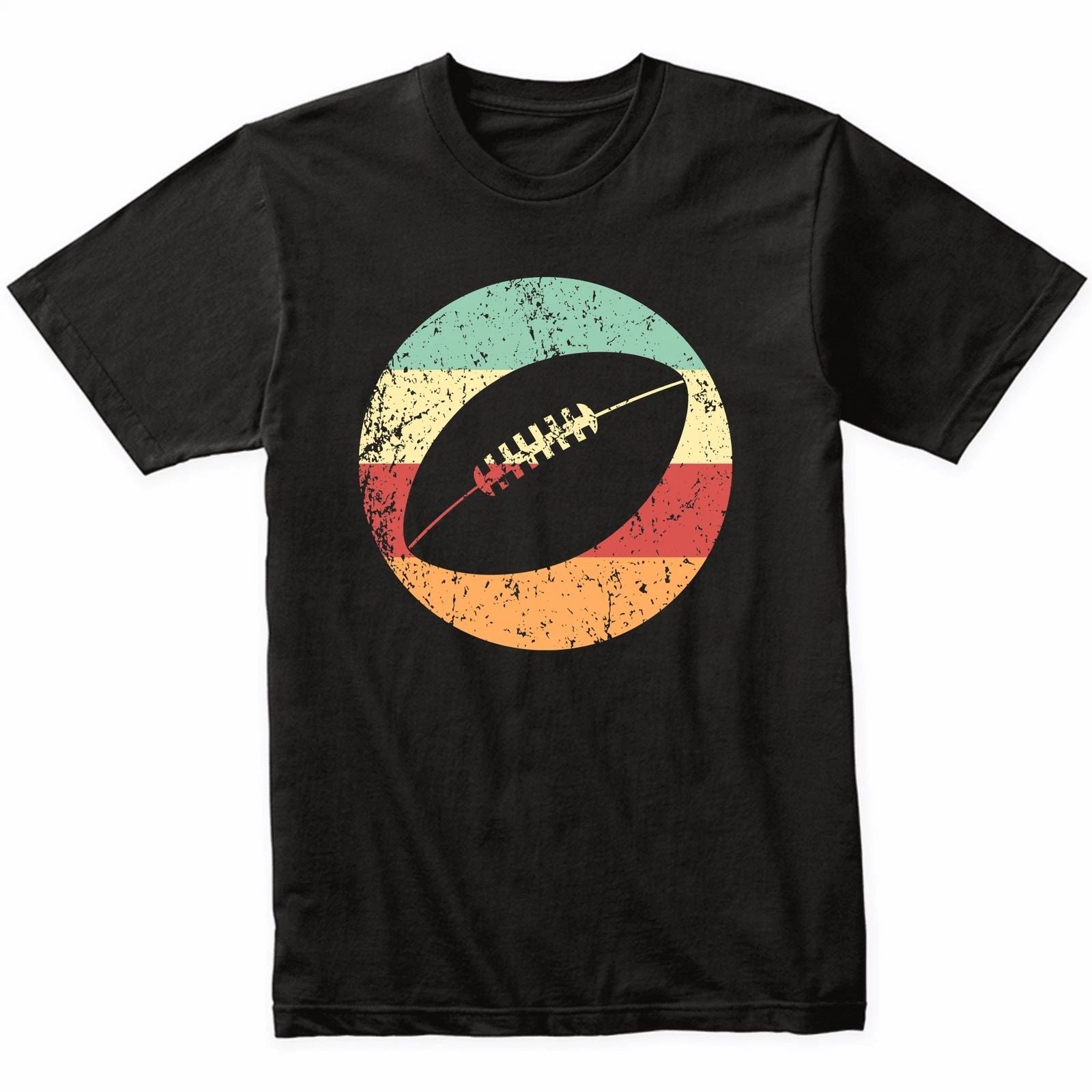 Fantasy Football Shirt - Retro Football Icon T-Shirt - Retro Colors