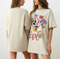 Vintage 90s World Traveler Flags T-Shirt Magical Theme Park Vacation Tee S-5XL