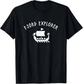 Funny Viking Pun Fjord Explorer Scandinavian Humor T-Shirt