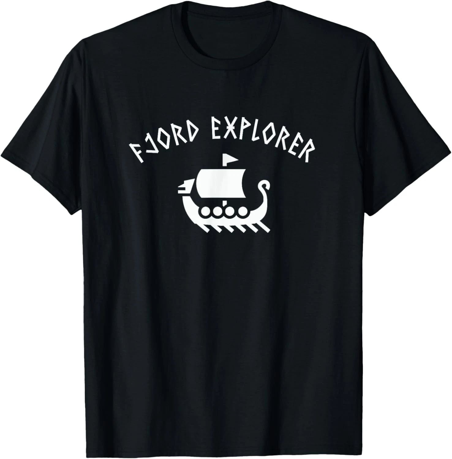 Funny Viking Pun Fjord Explorer Scandinavian Humor T-Shirt