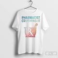 Classic Pharmacist Crushing It Rx Logo