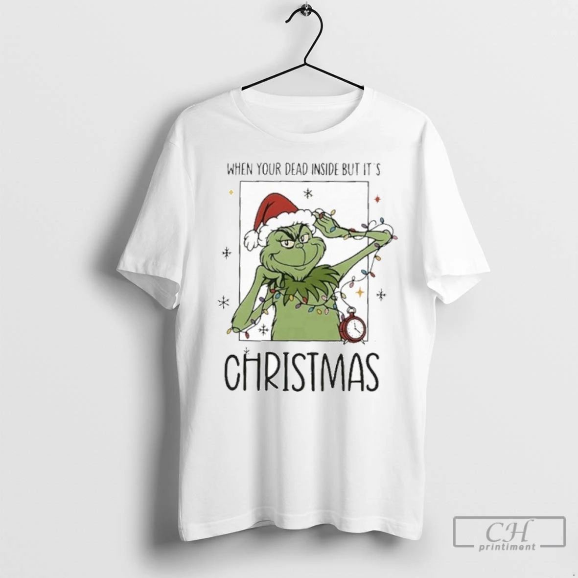 Premium When Your Dead Inside But Its Christmas The Grinch