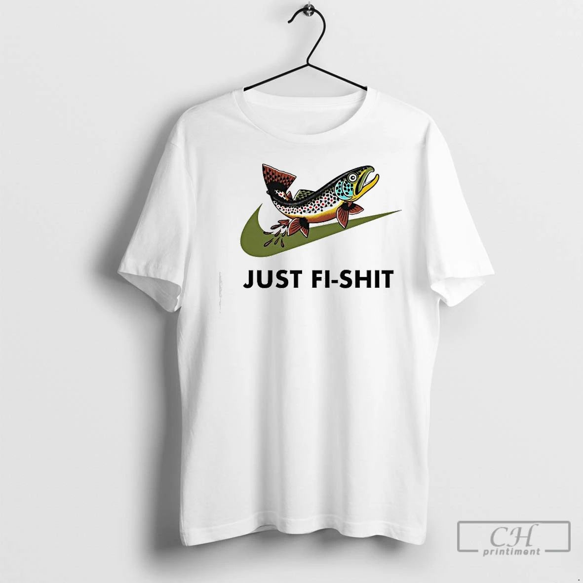 Premium Just Fi Shit Swoosh Piece Of Satirical