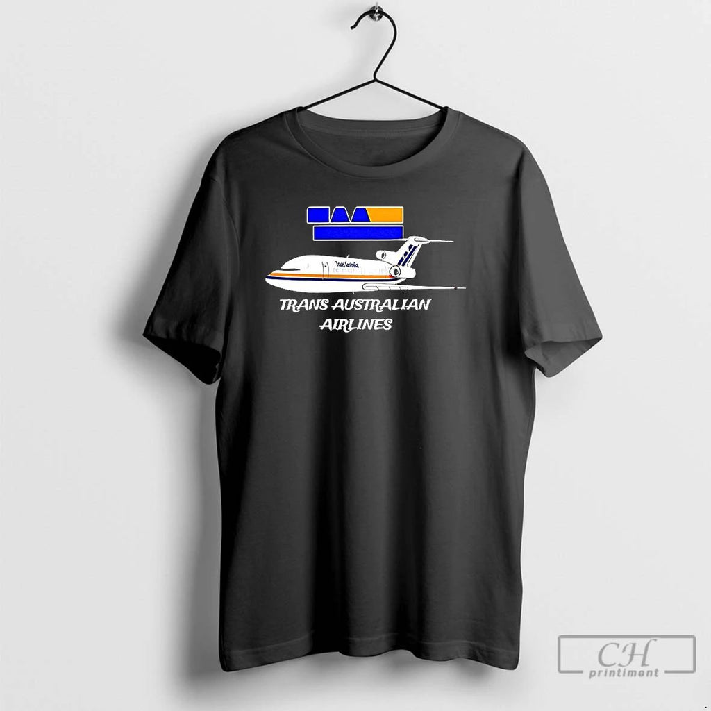 Premium Trans Australian Airlines Logo And Plane T Shirts