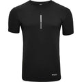 RDX T2 Black Short Sleeve Sweat-Wicking Gym T-Shirt for Men