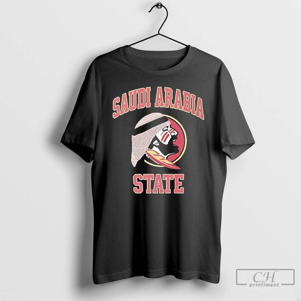 Classic Saudi Arabia State Florida State Seminoles Parody Logo T Shirts
