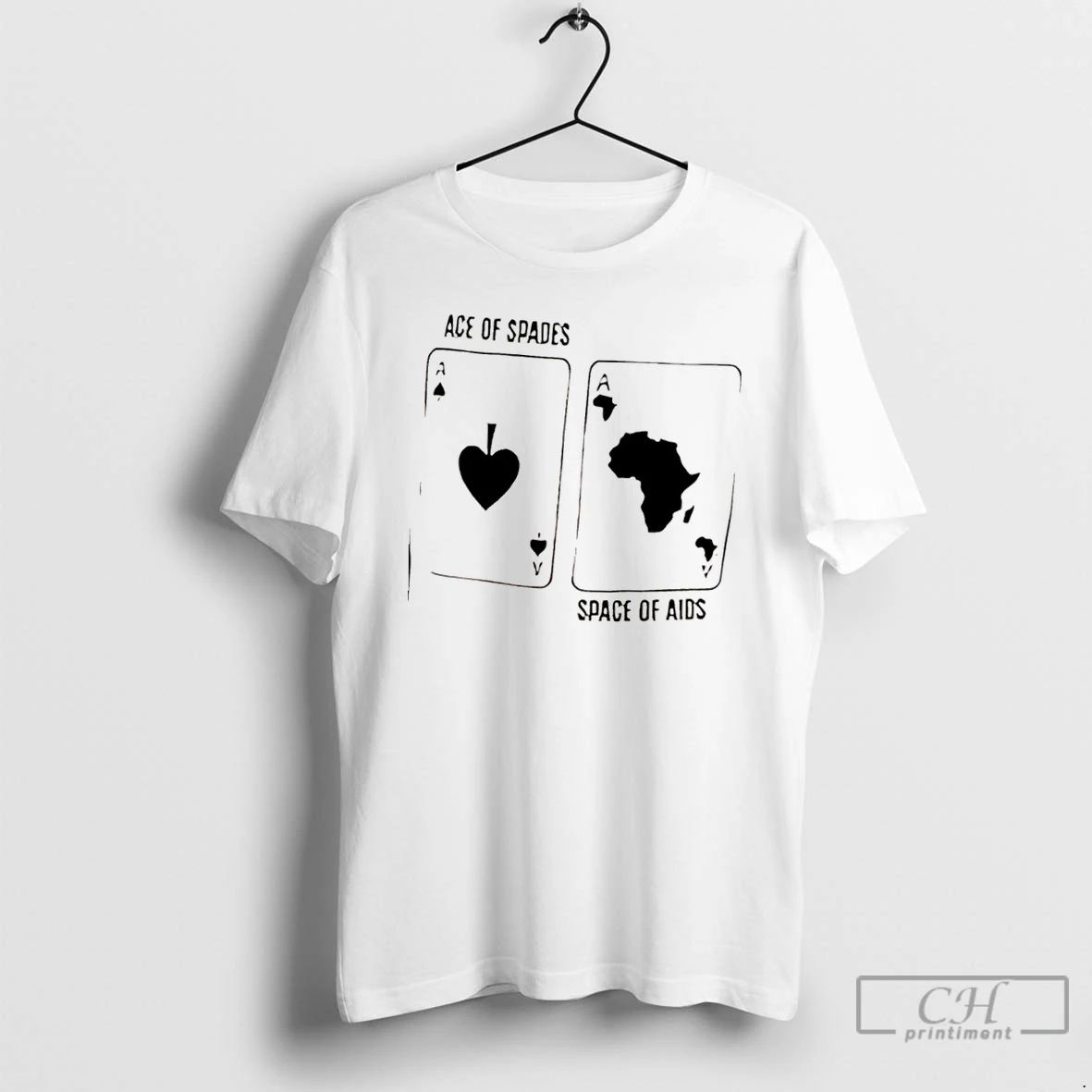 Classic Ace Of Spades Space Of Aids T Shirts
