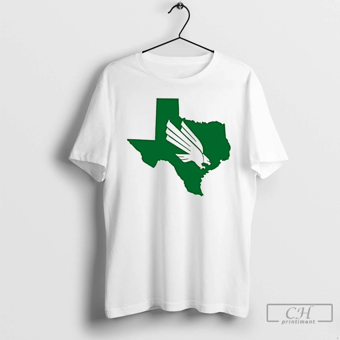 Classic North Texas State Of Texas Diving Eagle T Shirts