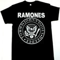 Ramones Distressed Punk Rock Shirt Vintage Band Graphic Tee Men’s Black T-Shirt