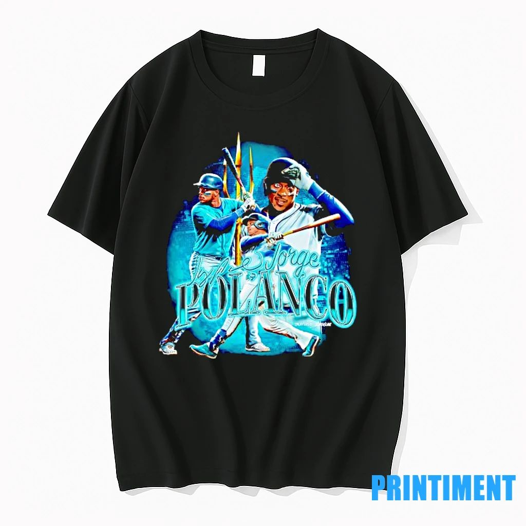 Jorge Polanco Seattle Mariners Baseball Signature Tshirts Sweater