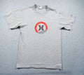 Vintage Hurley Shirt Mens Small Gray Freedom Graphic Short Sleeve Surf Skate Y2K