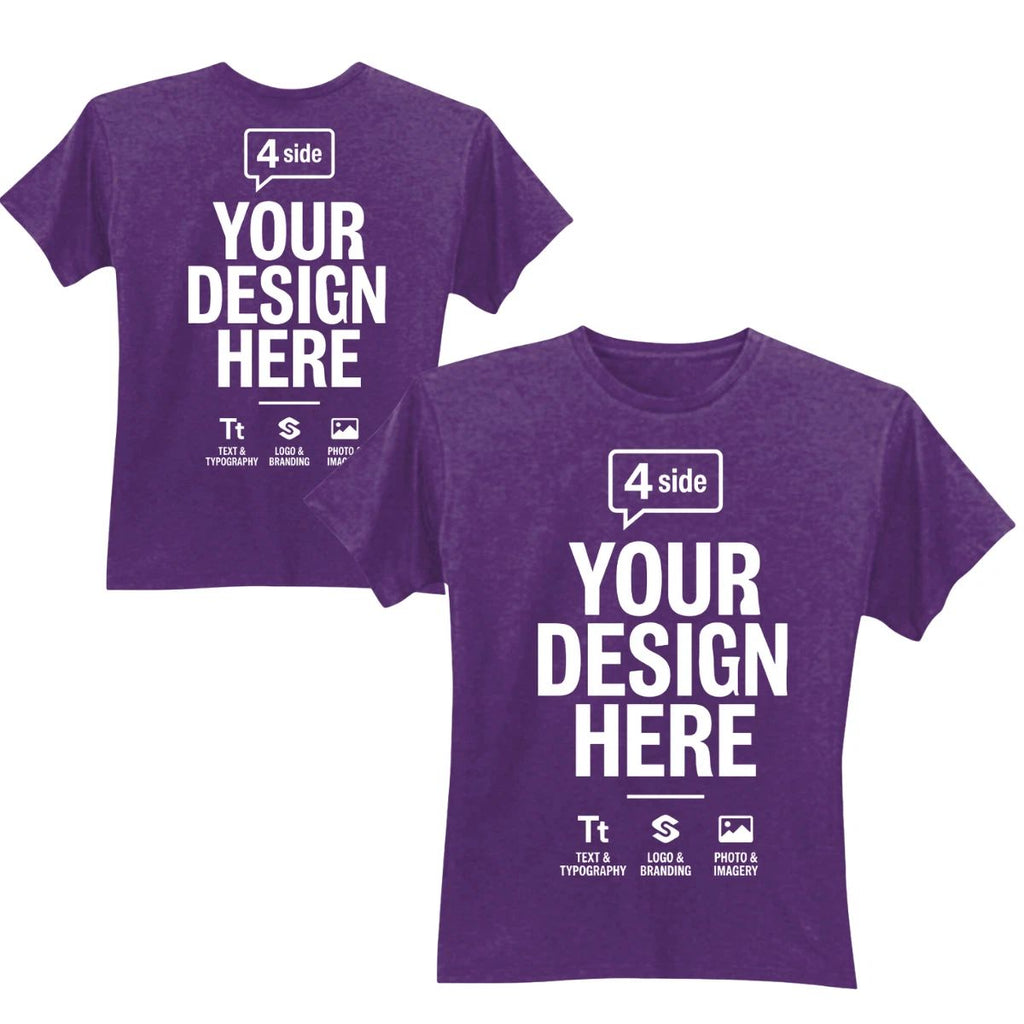 Personalised T-Shirts Your Design Here Custom Text Photo Upload Mens Womens Tee