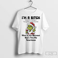 Premium Grinch Middle Finger Im A Bitch Dont Try Me Tolerance Christmas