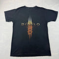 Diablo III 3 Video Game Promo T Shirt Blizzard SZ L