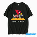 Horror Movie Characters You Cant Sit With Us Arizona Cardinals Halloween Tshirts Sweater