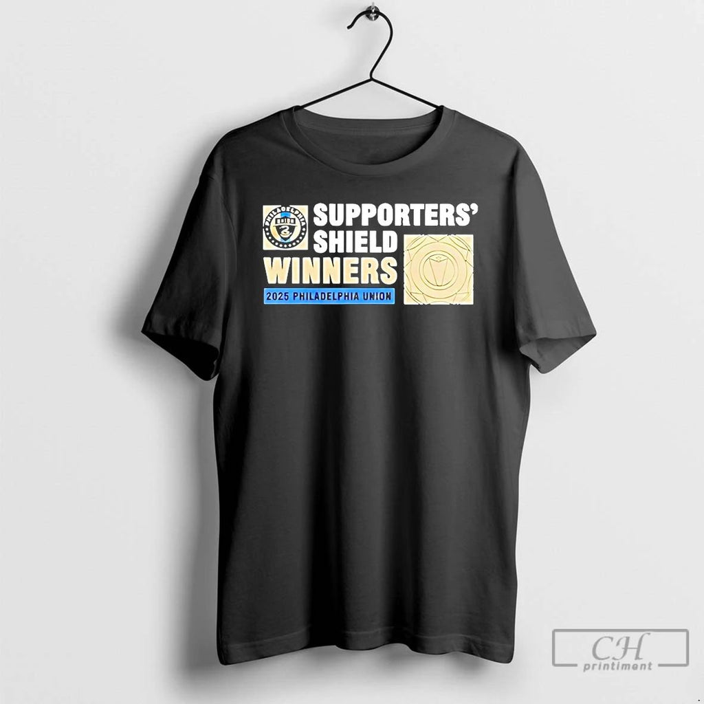 Classic Philadelphia Union Supporters Shield Winners 2025 T Shirts