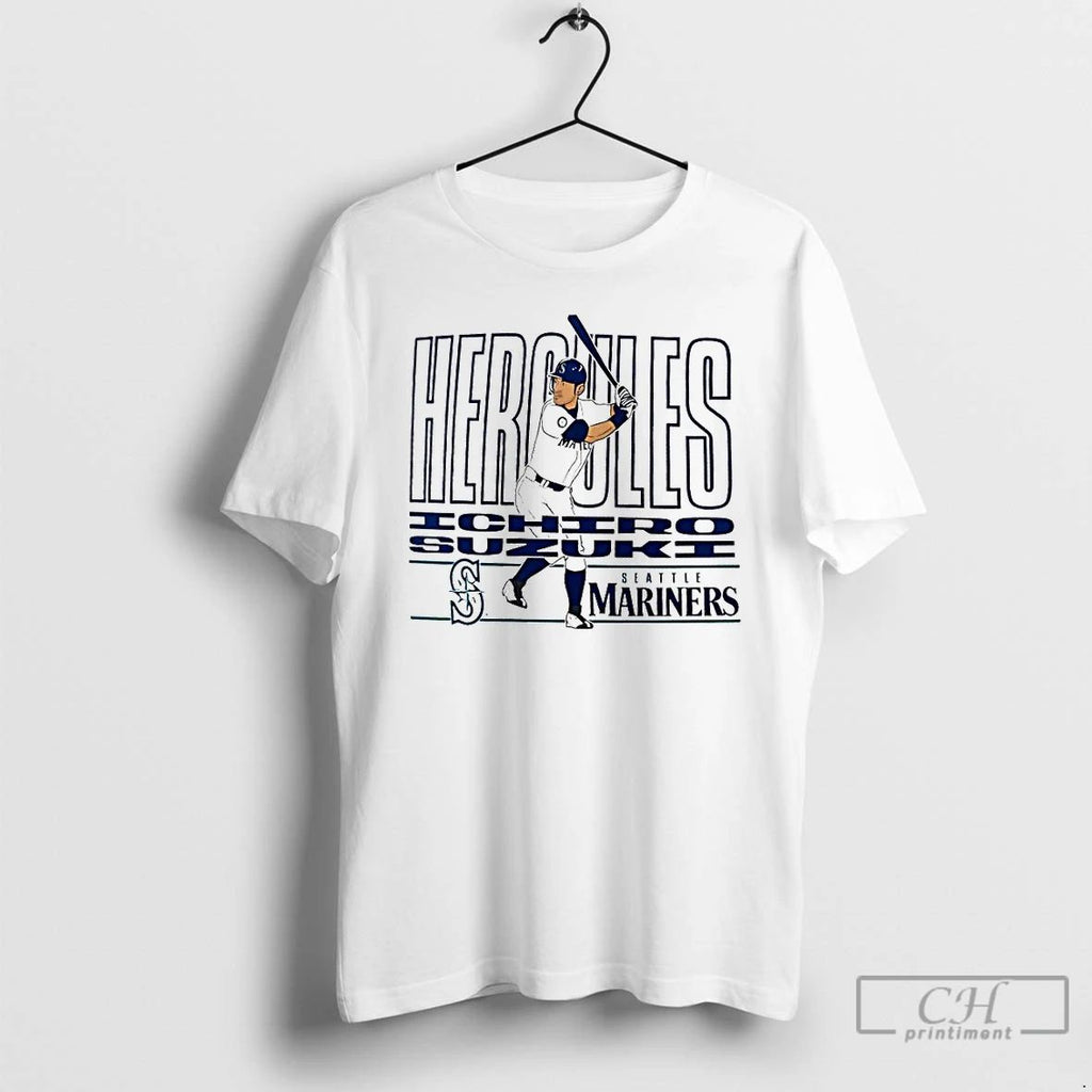 Premium Ichiro Suzuki Seattle Mariners Cooperstown Player Classic T Shirts
