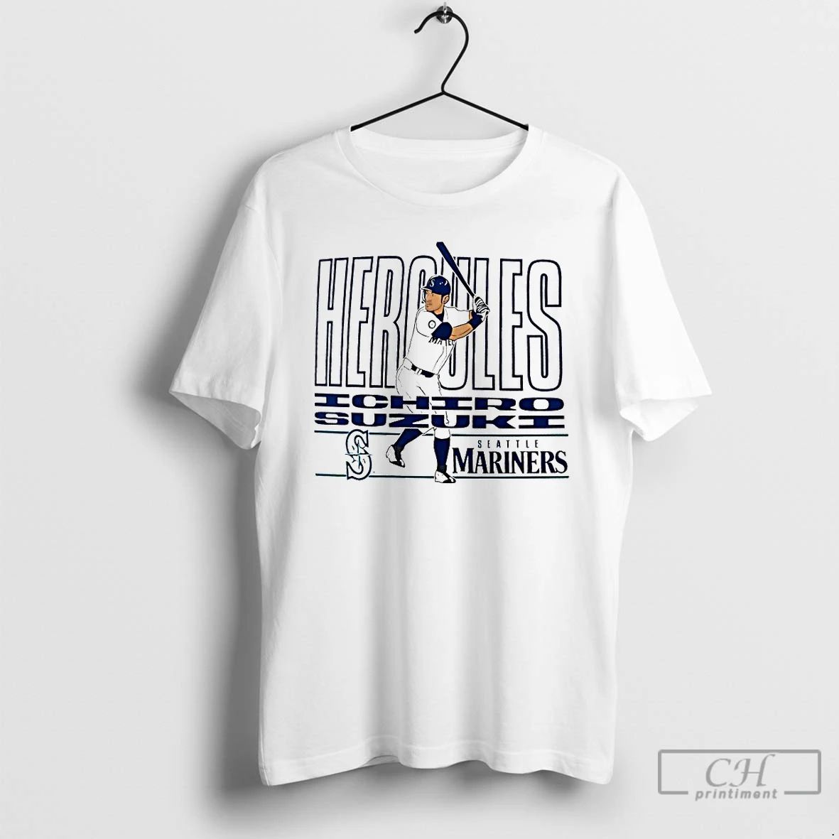 Premium Ichiro Suzuki Seattle Mariners Cooperstown Player Classic T Shirts