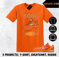 Tee Shirt Matching Kobe 6 Protro Total Orange 2025 Match Sneaker Shoe Dripping