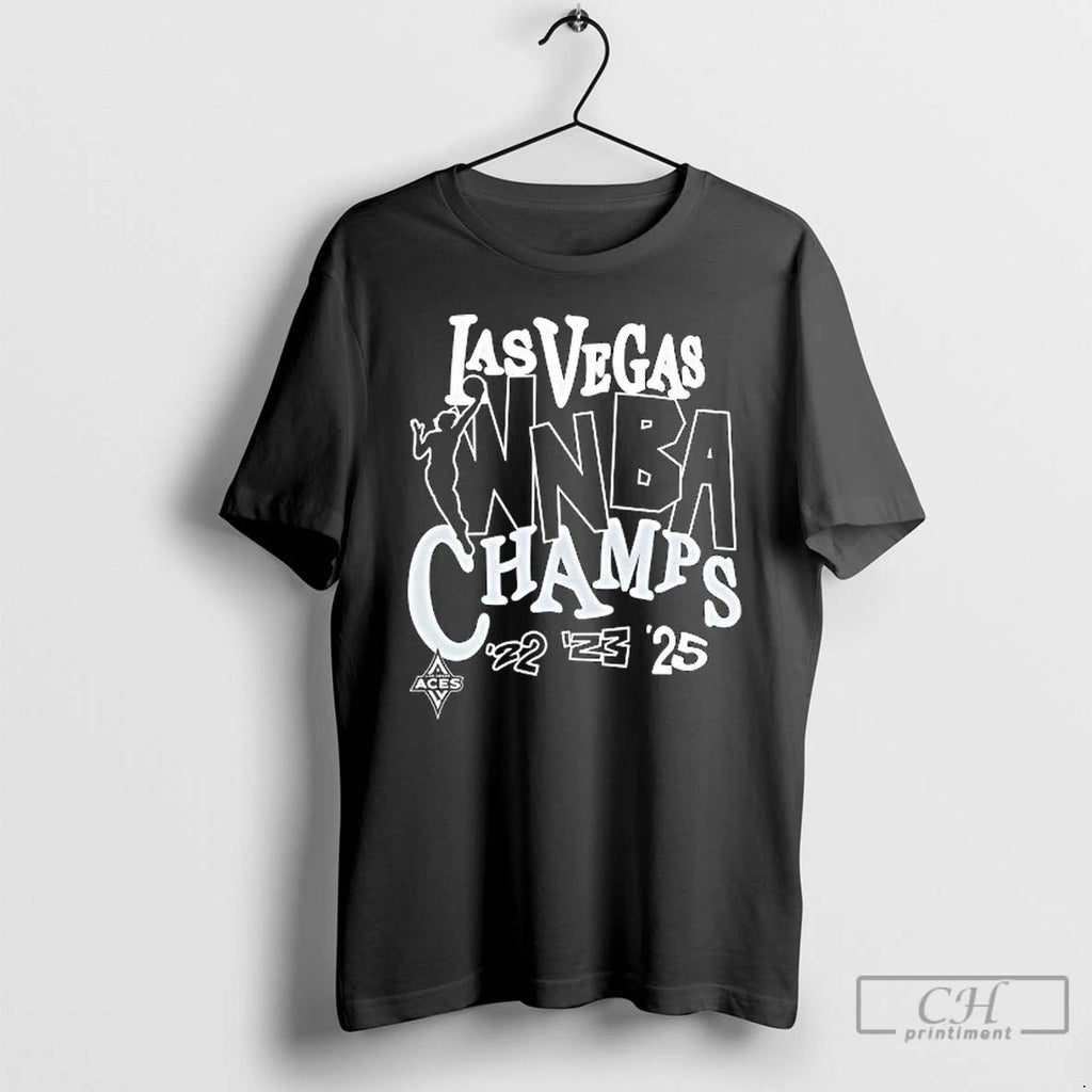 Premium Las Vegas Aces Basketball Wnba Finals Champs 2022 2023 2025 T Shirts