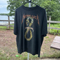 Vintage Metallica Dont Tread On Me T-Shirt 1992 Tour Locations