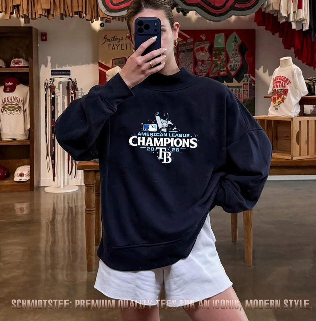 Tampa Bay Rays 2026 American League Champions trophy Slide shirt