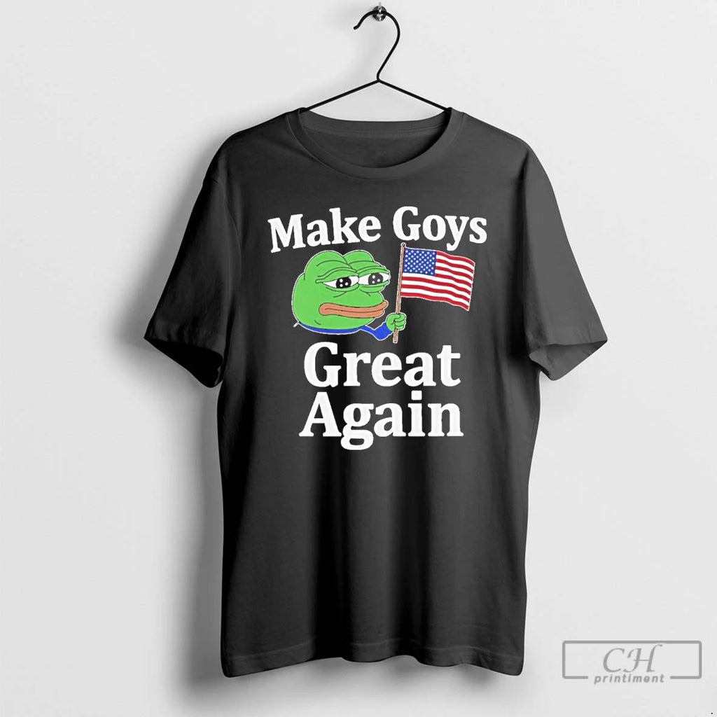 Premium Make Goys Great Again Pepe The Frog T Shirts