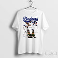 Classic Los Angeles Dodgers Mookie Betts Steve Sax And Clayton Kershaw Signatures T Shirts