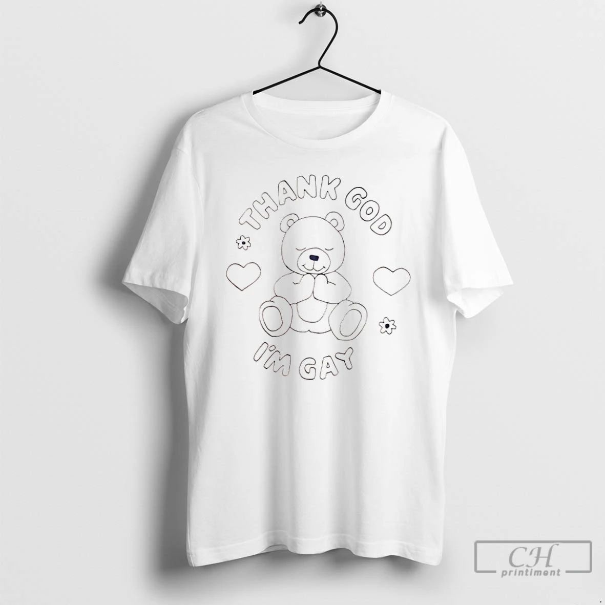 Classic Bear Thank God Im Gay T Shirts