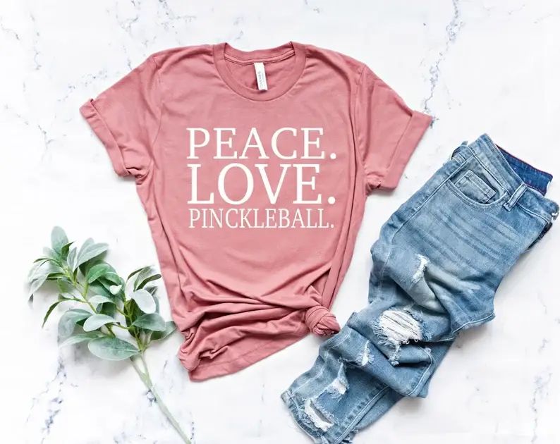 Peace Love Pickleball T-Shirt