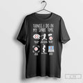 Classic Things I Do In My Spare Time Player Baseball T Shirts
