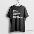 Classic Las Vegas Aces Ampersand 2025 Champs Players T Shirts