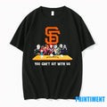 Horror Movie Characters You Cant Sit With Us San Francisco Giants Halloween Tshirts Sweater