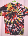 Tie Dye T Shirt  Spiral Mens M Womens M L  Hippy Boho Festival OOAK