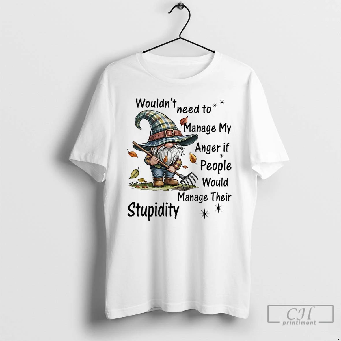 Classic Gnome Wouldnt Need To Manage My Anger If People Would Manage Their Stupidity