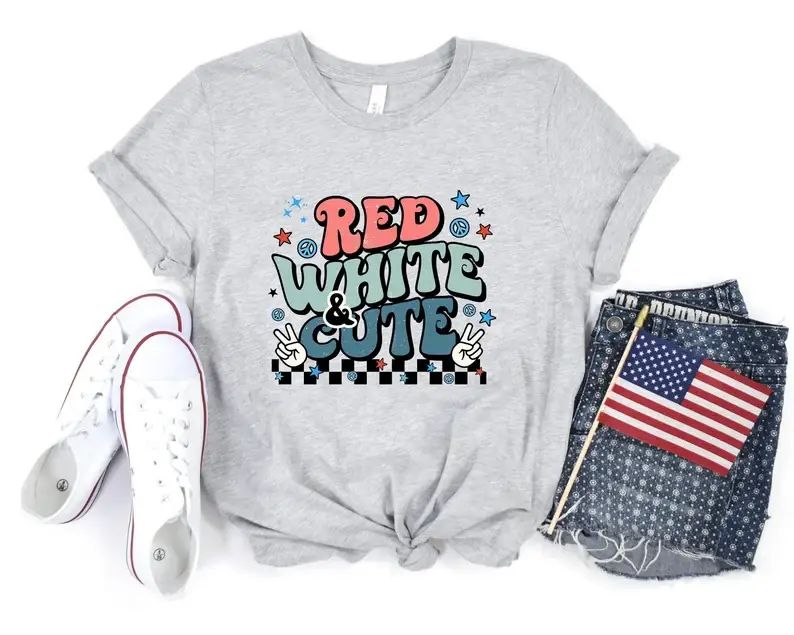 Red, White & Cute T-Shirt