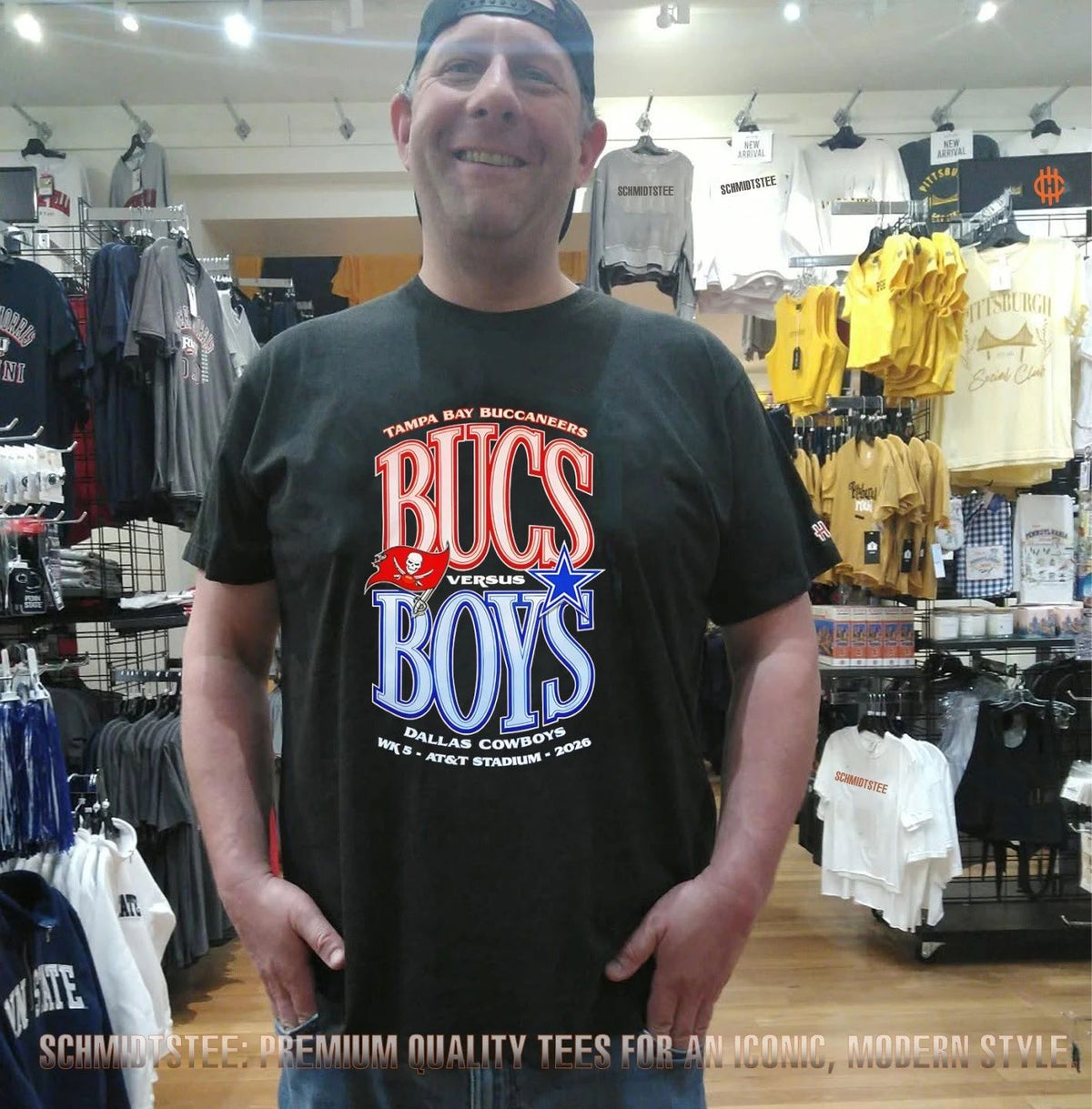 Tampa Bay Buccaneers Bucs Vs Dallas Cowboys Boys 2026 Week 5 At At&T Stadium shirt