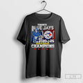Classic Blue Jays World Series 5x Champions 2025 Trophy T Shirts