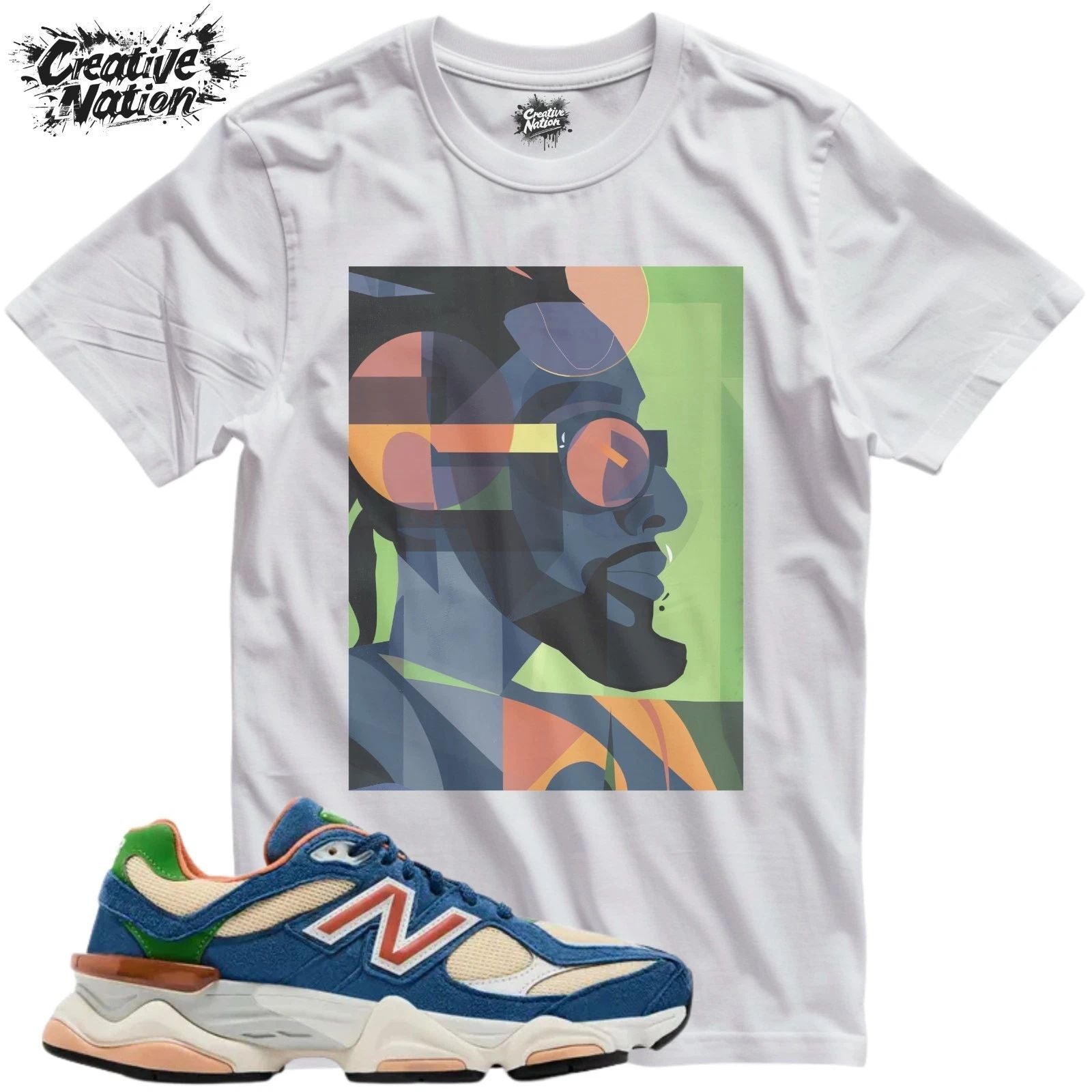 Shirt To Match New Balance 9060 Blue Beige Unisex Tee Sneaker Shirt Cool Shirt