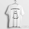 Classic Ghost My Favourite Spirit Vodka Halloween T Shirts