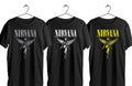 In Utero unisex black T-Shirt made of breathable poly -  Rock & Roll Grunge Alte