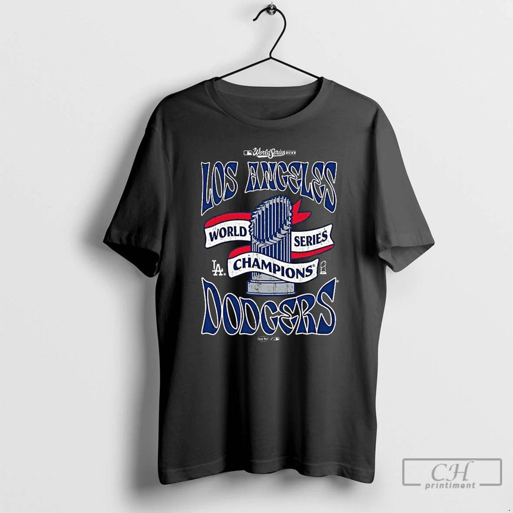 Classic Los Angeles Dodgers 2025 World Series Champions Name Number Off Shoulder Long Sleve