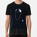 Louise Brooks Pearls On Black S to 5XL Made in the USA T-Shirt